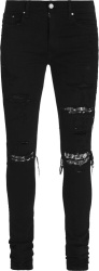 Black Crystal Music Note 'MX1' Jeans