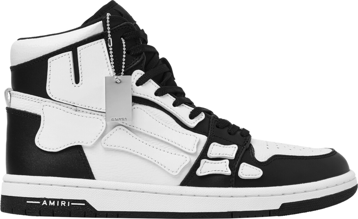 Amiri Black High-Top 'Skel-Top' Sneakers | Incorporated Style