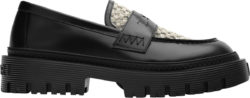 Amiri Black Woven Jumbo Loafers