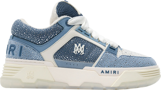 Amiri Blue Crystal Ma1 Sneakers
