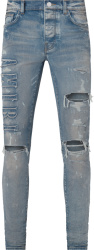 Amiri Clay Ingigo Logo Applique Jeans