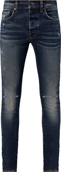 Amiri Deep Classic Indigo Stack Jeans