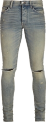 Dusted Indigo 'Slash' Jeans