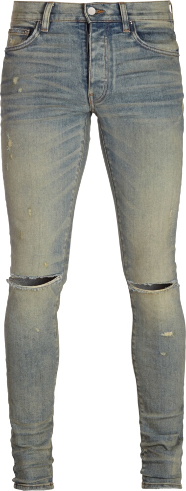 Amiri Dusted Indigo 'Slash' Jeans | Incorporated Style