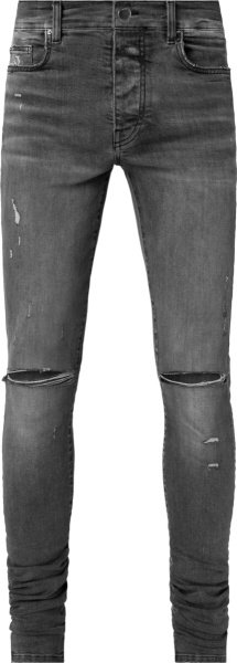 Amiri Grey Slash Jeans
