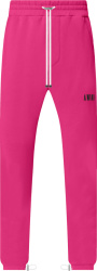 Amiri Hot Pink Fuchsia Core Logo Sweatpants