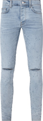 Amiri Light Vintage Indigo Shotgun Jeans