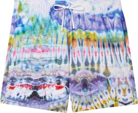 Amiri Multicolor Tie Dye Swim Shorts
