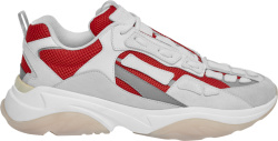 Amiri Red And White Bone Runner Sneakers