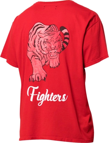 Amiri Red Fighters T Shirt