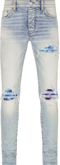 Amiri Stone Indigo And Blue Tie Dye Mx1 Jeans