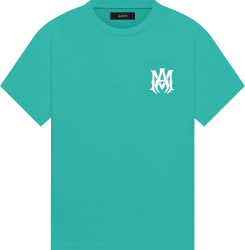Turquoise & White-MA Logo T-Shirt