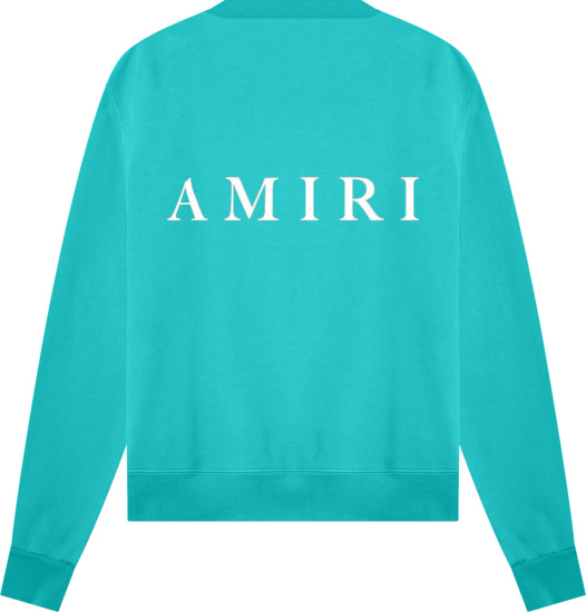 Amiri Turquoise Ma Core Logo Sweatshirt