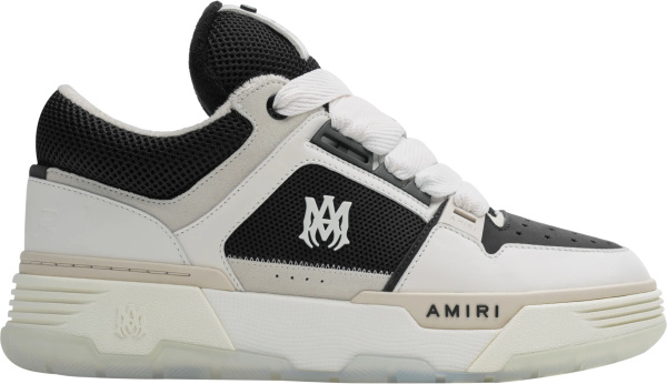 Amiri White And Black Ma 1 Sneakers