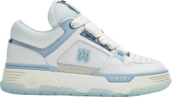 White & Light Blue 'MA-1' Sneakers