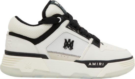 Amiri White Black Trim Ma1 Sneakers
