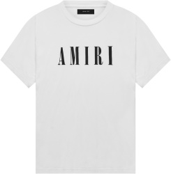 Amiri White Core Logo Print T Shirt