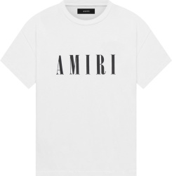 Amiri White Core Logo T Shirt