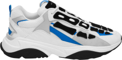 White, Black, & Blue 'Bone Runner' Sneakers