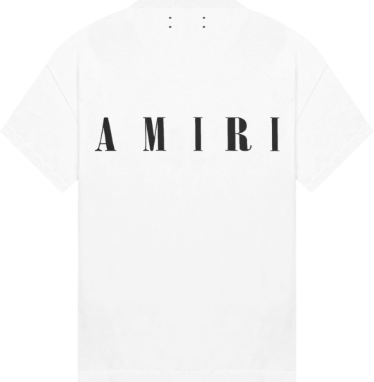 Amiri White & Black-MA Logo T-Shirt | INC STYLE