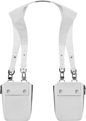 White Nylon Double-Pouch Harness