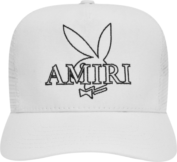 Amiri X Playboy White Bunny Trucker Hat