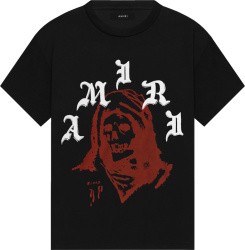 Amiri x Wes Lang Black Reaper Logo T-Shirt