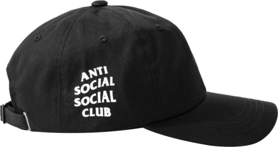 Anti Social Social Club Black Side Logo Hat
