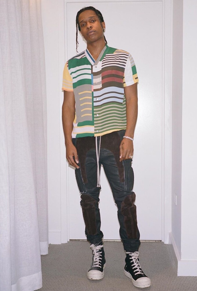 ASAP Rocky Poses In Full Rick Owens 'Fit
