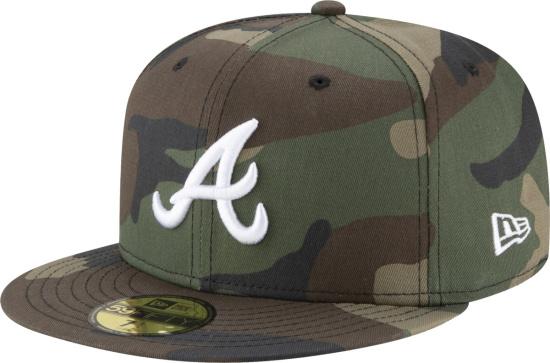 Atlanta Braves Camouflage Fitted Hat