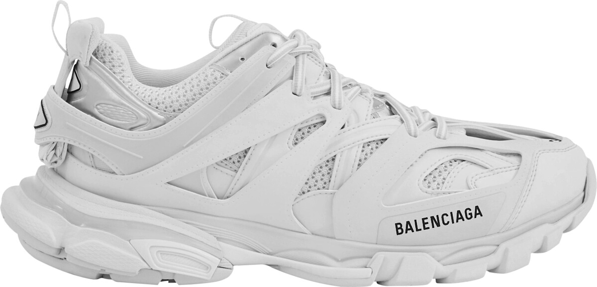 Balenciaga White 'Track' Sneakers | Incorporated Style