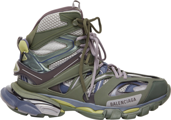 Olive Green 'Track Hike' Sneakers |