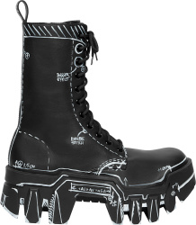Black Marker 'Bulldozer' Boots