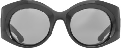 Black 'Bold Round' Sunglasses (BB0189S)
