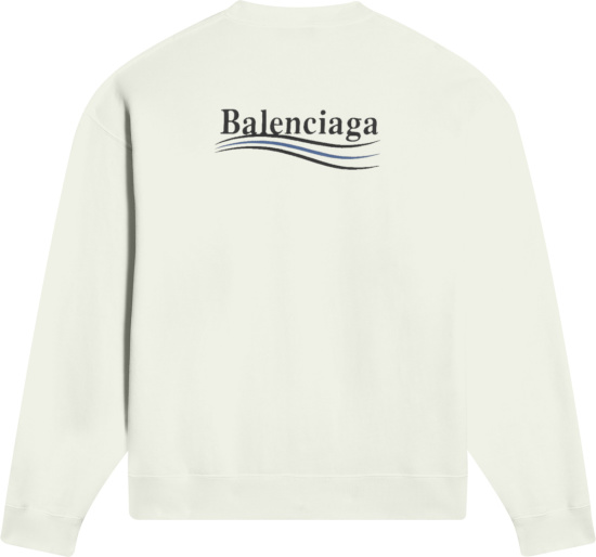 Balenciaga Off-White 'Political Campaign' Sweatshirt | INC STYLE