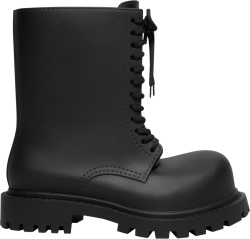 Black Rubber 'Steroid' Boots