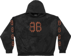 Black Crypto BB Logo Hoodie