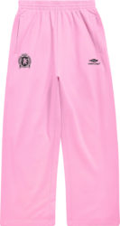 Pink Soccer Logo Baggy Sweatpants