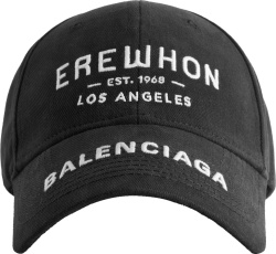 Balenciaga x Erewhon Black Logo Hat