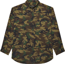 Oversized Camouflage Shirt