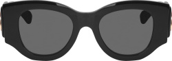Black Oversized 'Paris Cat' Sunglasses (BB0070S)