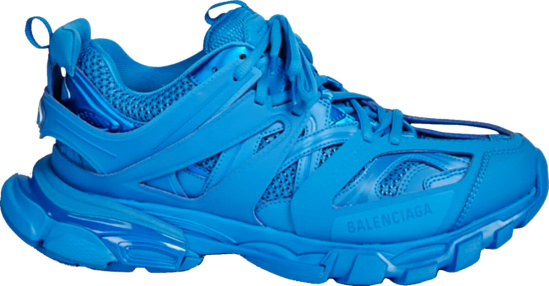 Balenciaga All Blue Track Trainers