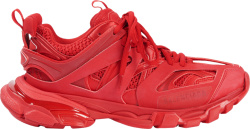 Red 'Track' Sneakers