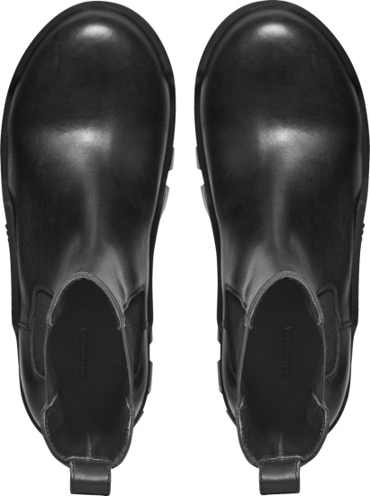 Balenciaga Black Bulldozer Chelsea Boots