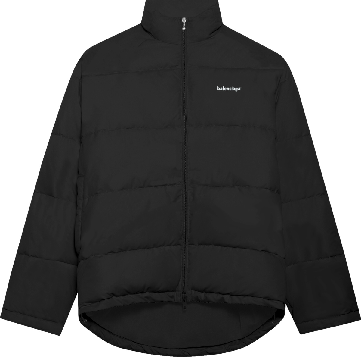 Balenciaga Black 'C-Shape' Puffer Jacket | Incorporated Style
