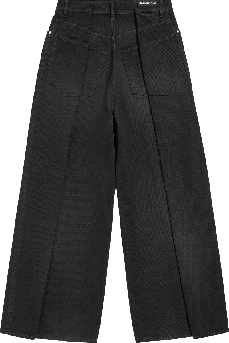 Balenciaga Black Double Sided Jeans