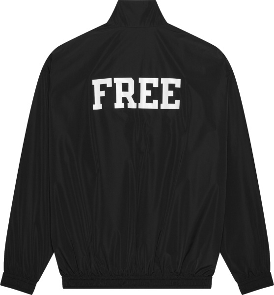 Balenciaga Black Free Print Track Jacket