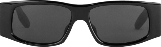 Balenciaga Black Led Frame Logo Sunglasses