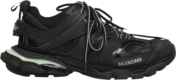 Balenciaga Black Light Up Track Sneakers