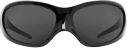 Balenciaga Black Nose Cone Oversized Sunglasses